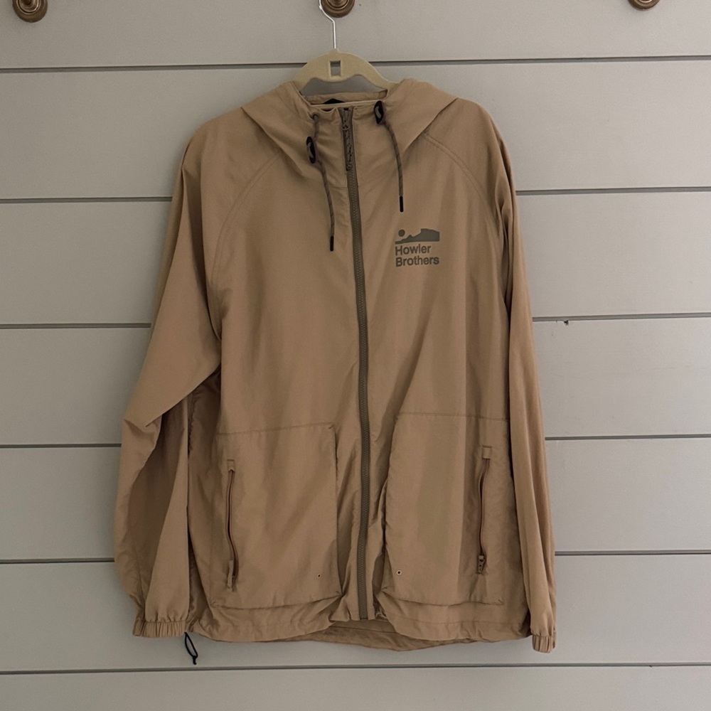 Howler Brothers Light Brown Windbreaker